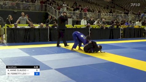 KIMBERLY ANNE CLAUDIO vs MARIANA FERRETTI LEVI 2024 Pan Jiu Jitsu IBJJF Championship