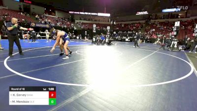 120 lbs Round Of 16 - Kavi Garvey, Dana Hills vs Moses Mendoza, Gilroy