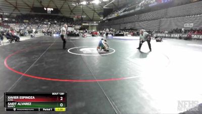 1A 106 lbs Semifinal - Saidt Alvarez, Quincy vs Xavier Espinoza, Elma