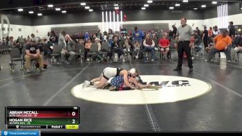 70 lbs Round 2 (8 Team) - Hogan Rice, Olympia (NY) vs Abram McCall, Elite Ath Club WE