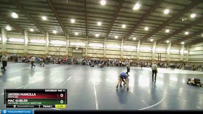 85 lbs Quarterfinal - Jayden Mancilla, Westlake vs Mac Gubler, Southern Utah Elite Wrestling