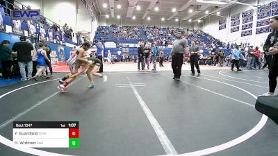 82 lbs Rr Rnd 5 - Yesenia Guardiola, Tonkawa Takedown Club vs Hope Widman, Shelton Wrestling Academy