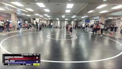 77 lbs Round 4 - Andreas Medrano, Suples vs Abel Reed, Southern Idaho Wrestling Club