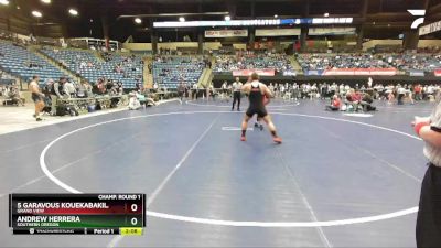 197 lbs Champ. Round 1 - 5 Garavous Kouekabakilaho, Grand View vs Andrew Herrera, Southern Oregon