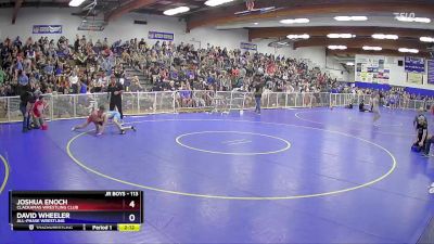 113 lbs Semifinal - Joshua Enoch, Clackamas Wrestling Club vs David Wheeler, All-Phase Wrestling