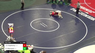 127 lbs Consi Of 8 #2 - Adyson Vogelsong, West Shore vs Kendyl Meersand, Philipsburg-Osceola