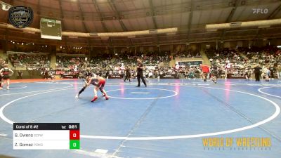 55 lbs Consi Of 8 #2 - Brody Owens, South Central Punisher Wrestling Club vs Zane Gomez, Pomona Elite