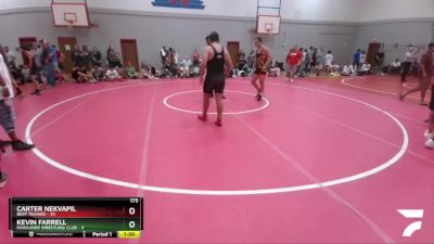 185 lbs Round 2 (6 Team) - Greg Jacobs, Best Trained vs Aidyn Milas, Marauder Wrestling Club