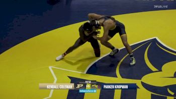 157 lbs Match - Kendall Coleman, Purdue vs Parker Kropman, Drexel