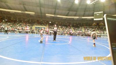 61 lbs Round Of 32 - John Cambra IV, Mat Assassins vs Boston Bollinger, Tulsa Blue T Panthers