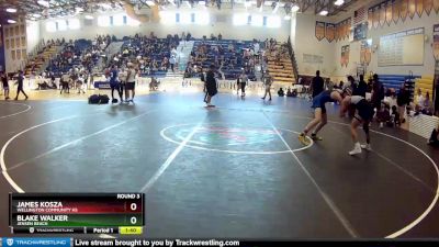 132 Blue Round 3 - Blake Walker, Jensen Beach vs James Kosza, Wellington Community Hs