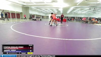 164 lbs Cons. Round 3 - Cynthia Rosales-Perez, Sunnyvale Wrestling Club vs Andrea Vidrio, Western High School Wrestling