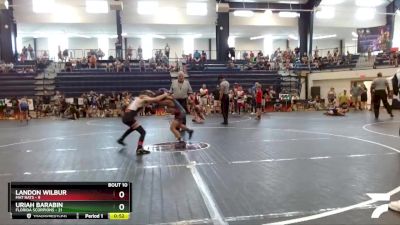 70 lbs Round 3 (8 Team) - Landon Wilbur, Mat Rats vs Uriah Barabin, Florida Scorpions