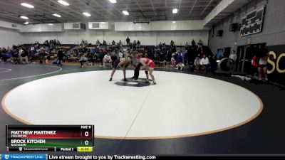 170 lbs Cons. Round 5 - Brock Kitchen, Buchanan vs Matthew Martinez, Fullerton