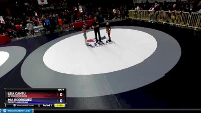 65 lbs Round 3 - Leia Cantu, JG Takedown Club vs Mia Rodriguez, Trifecta Wrestling