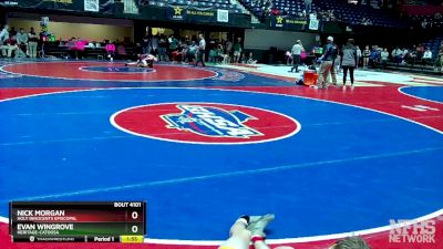 4A-190 lbs Quarterfinal - Evan Wingrove, Heritage-Catoosa vs Nick Morgan, Holy Innocents Episcopal