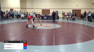 79 kg Cons 32 #2 - Mason Alessio, Chippewa Wrestling Club vs Cash Stewart, Central Coast Regional Training Center