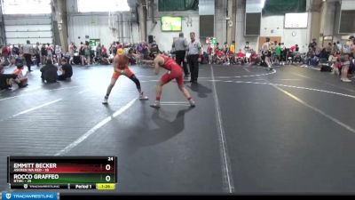 115 lbs Round 1 (8 Team) - Rocco Graffeo, BTWC vs Emmitt Becker, Askren WA Red