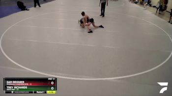 125 lbs Finals (8 Team) - Sam Regnier, Marshall/Lakeview/RTR vs Trey Richards, WEM/JWP