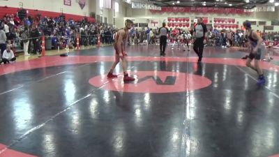 120 lbs Quarterfinal - Mason Boulanger, X-Factor Elite vs Noah Rudkin, Northwestern