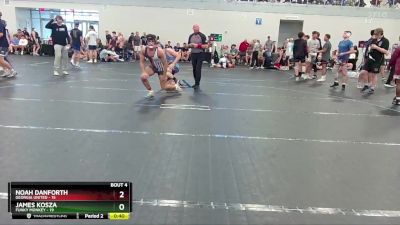 144 lbs Round 2 (4 Team) - Noah Danforth, Georgia United vs James Kosza, Funky Monkey