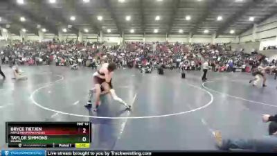 135 lbs Cons. Round 5 - Bryce Tietjen, Maple Mountian Eagles vs Taylor Simmons, Kearns