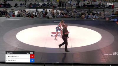 138 lbs Rnd Of 128 - Joseph Knackstedt, Illinois vs Dane Renick, Arkansas