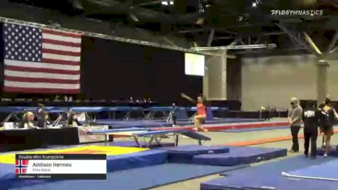Addison Hermes - Double Mini Trampoline, Elite World - 2021 USA Gymnastics Championships