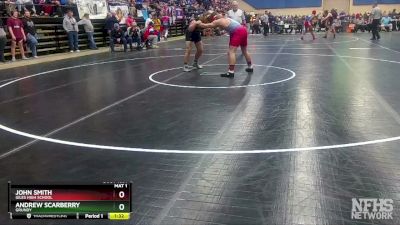 1 - 175 lbs Quarterfinal - Andrew Scarberry, Grundy vs John Smith, Giles High School