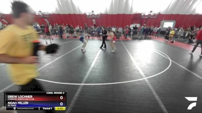 120 lbs Cons. Round 2 - Drew Lochner, Chanute Wrestling Club vs Noah Miller, DC GOLD