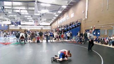 64 lbs Champ. Round 1 - Reid Harris, Sanderson Wrestling Academy vs Brecken Church, WEBER WARRIOR WRESTLING