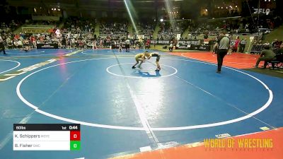 60 lbs Quarterfinal - Karter Schippers, Moyer Elite vs Beau Fisher, Salina Wrestling Club