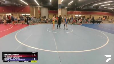 113 lbs Quarterfinal - Macauley Fuld, Lofton Style Wrestling Club vs Jackson Vaughn, Sam And Lukes Fantastic Freestyle Team