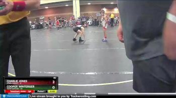 82 lbs Round 1 (4 Team) - Cooper Winterger, Team Gotcha vs Charlie Jones, Steel Valley