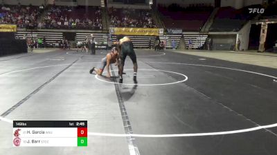 149 lbs Consi Of 4 - Hudson Garcia, Washington State vs Justin Barr, Springfield Tech CC