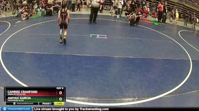 75 lbs Quarterfinal - Aniyah Garcia, Montrose Elite vs Camree Cranford, Sons Of Atlas WC