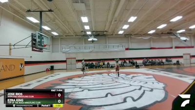 136 lbs Round 3 - Jose Rios, Worland Wrestling Club vs Ezra King, Top Of The Rock Wrestling Club