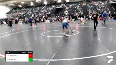 106 lbs Cons. Round 2 - Drew Sykora, BorderWest Buccaneers vs Jesvin Verduzco, Golden Eagles