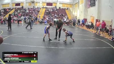 64 lbs Round 4 - James Bowman, Lexington Youth Wrestling vs Meredith Hall, White Knoll