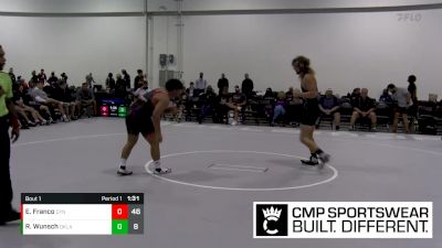 195 lbs Quarterfinals (8 Team) - Eugenio Franco, Dynasty vs Ronan Wunsch, Oklahoma Black Ops