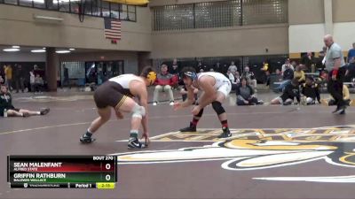 184 lbs Semifinal - Griffin Rathburn, Baldwin Wallace vs Sean Malenfant, Alfred State