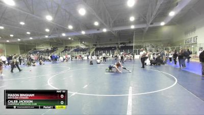 120 lbs 2nd Place Match - Caleb Jackson, Champions Wrestling Club vs Mason Bingham, Box Elder Stingers