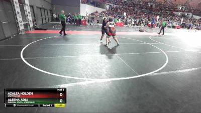 172++ Round 2 - Azalea Holden, Unattached vs Aleena Adili, Oregon Youth Wrestling