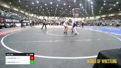 145 lbs Consi Of 32 #1 - Joshua Gutierrez, Sunnyvale Wrestling Club vs Isaac Gautschi, Warhead Wrestling Club