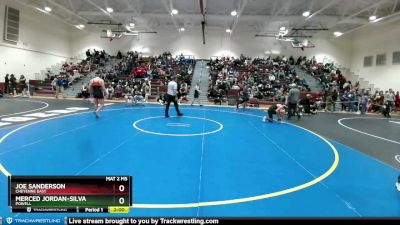 170 lbs Cons. Round 2 - Joe Sanderson, Cheyenne East vs Merced Jordan-Silva, Powell