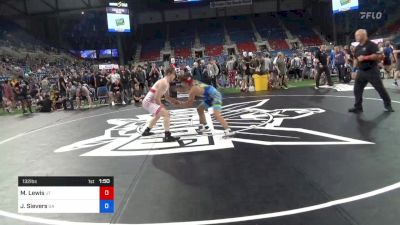 132 lbs Rnd Of 128 - Michael Lewis, Utah vs James Sievers, Georgia