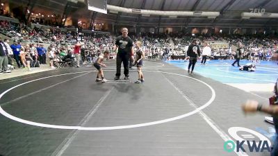 67 lbs Round Of 16 - Camden Lloyd, Team Tulsa Wrestling Club vs Mason Clemons, Standfast