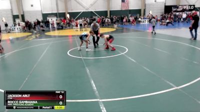 100 lbs Quarterfinal - Rocco Gambaiana, MWC Wrestling Academy vs Jackson Arlt, CTW