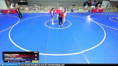 225 lbs Semifinal - Noelia Sedano, JG Takedown Club vs Fernanda Canedo, Lion Of Judah Wrestling Academy