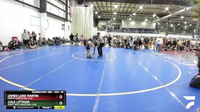 81 lbs Round 1 - James Luke Martin, Grizzly Wrestling Club vs Cole Littman, Great Neck Wrestling Club